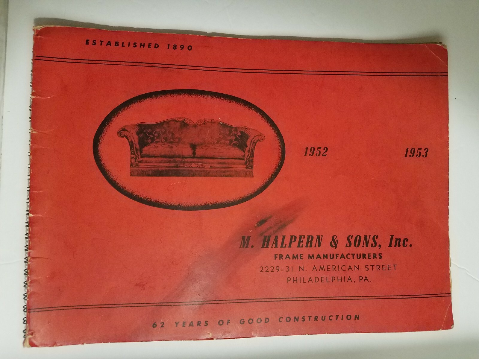 Vintage 1953 M Halpern Phila Pa. Mid Century Modern Atomic Furniture Catalog Vintage 1953 M Halpern Phila Pa. Mid Century Modern Atomic Furniture Catalog