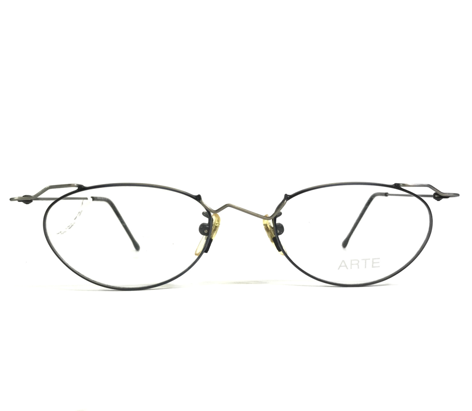 Vintage Arte Eyeglasses Frames MOD. 5003 COL.1108 Gunmetal Oval Wire 49-20-125