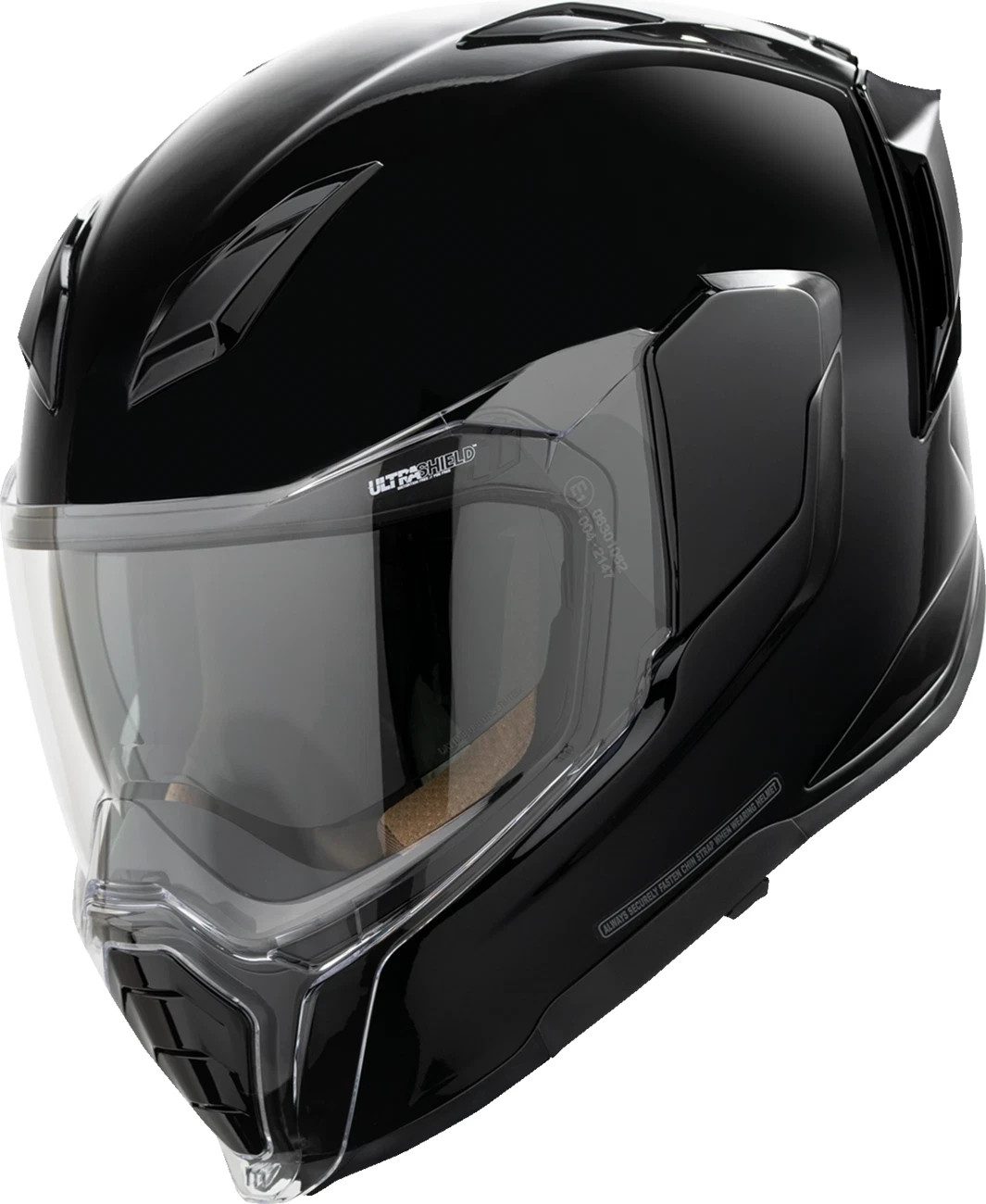 ICON Ultraflite Helmet Full Face Solid MIPS Gloss Black - Pick Adult Size