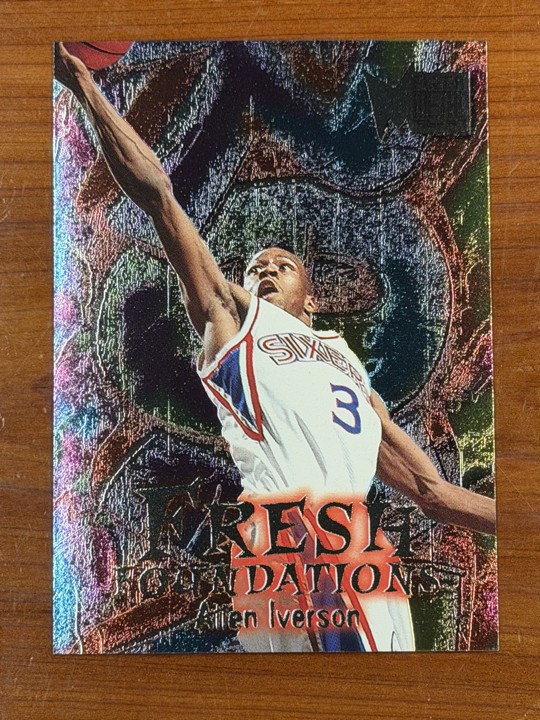 1996-97 Fleer Metal - Fresh Foundations Allen Iverson #236 (RC)