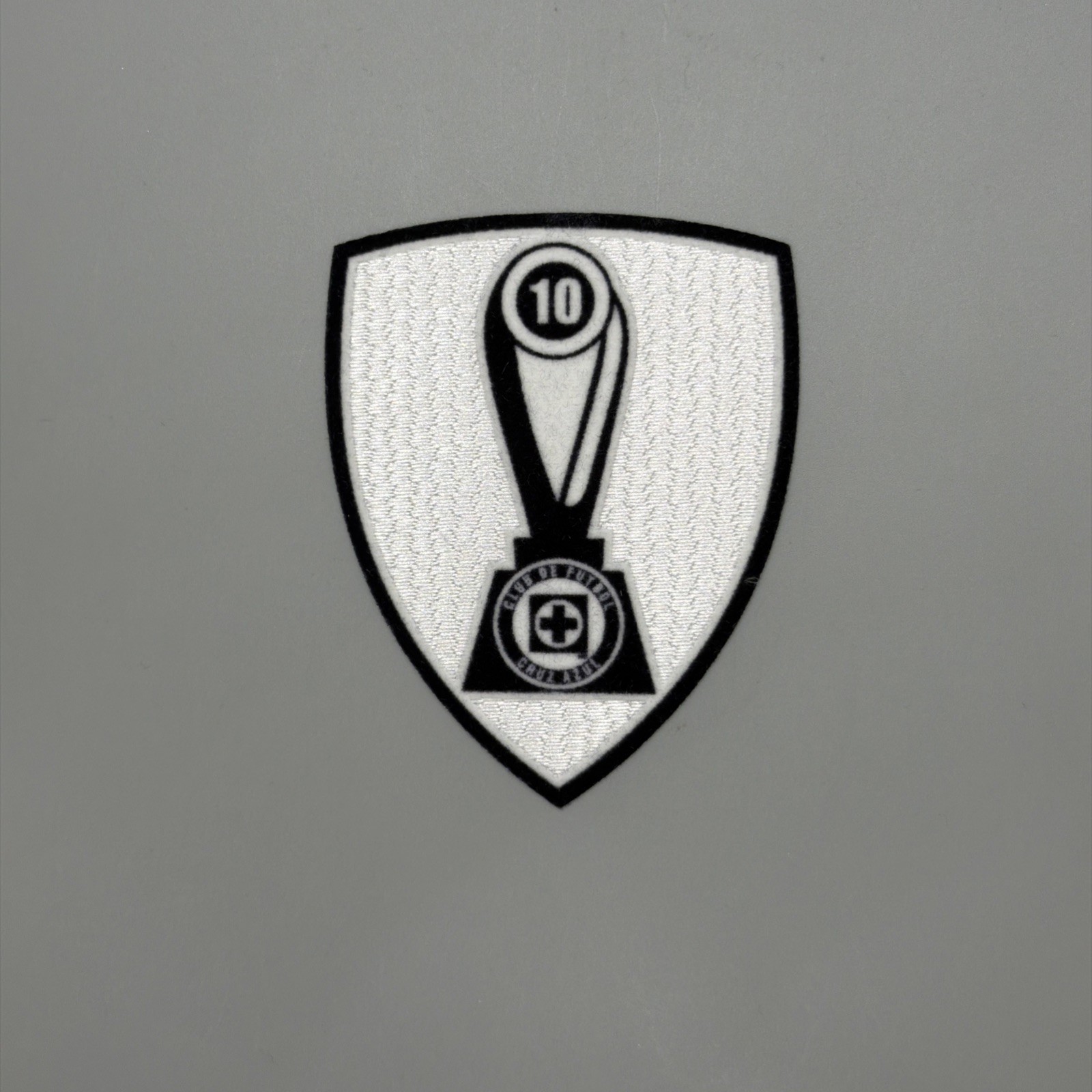 CRUZ AZUL CAMPEON BBVA LIGA MX 10 TITLE HOLDER IRON ON PATCH