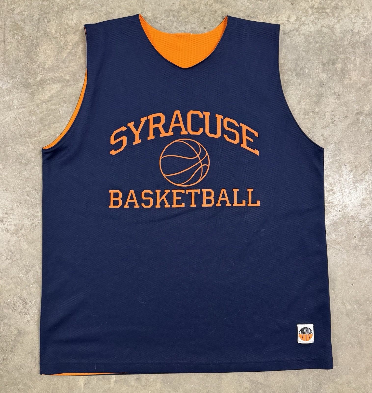 Vintage Syracuse University Basketball Jersey Men’s XL Reversible Mesh Practice