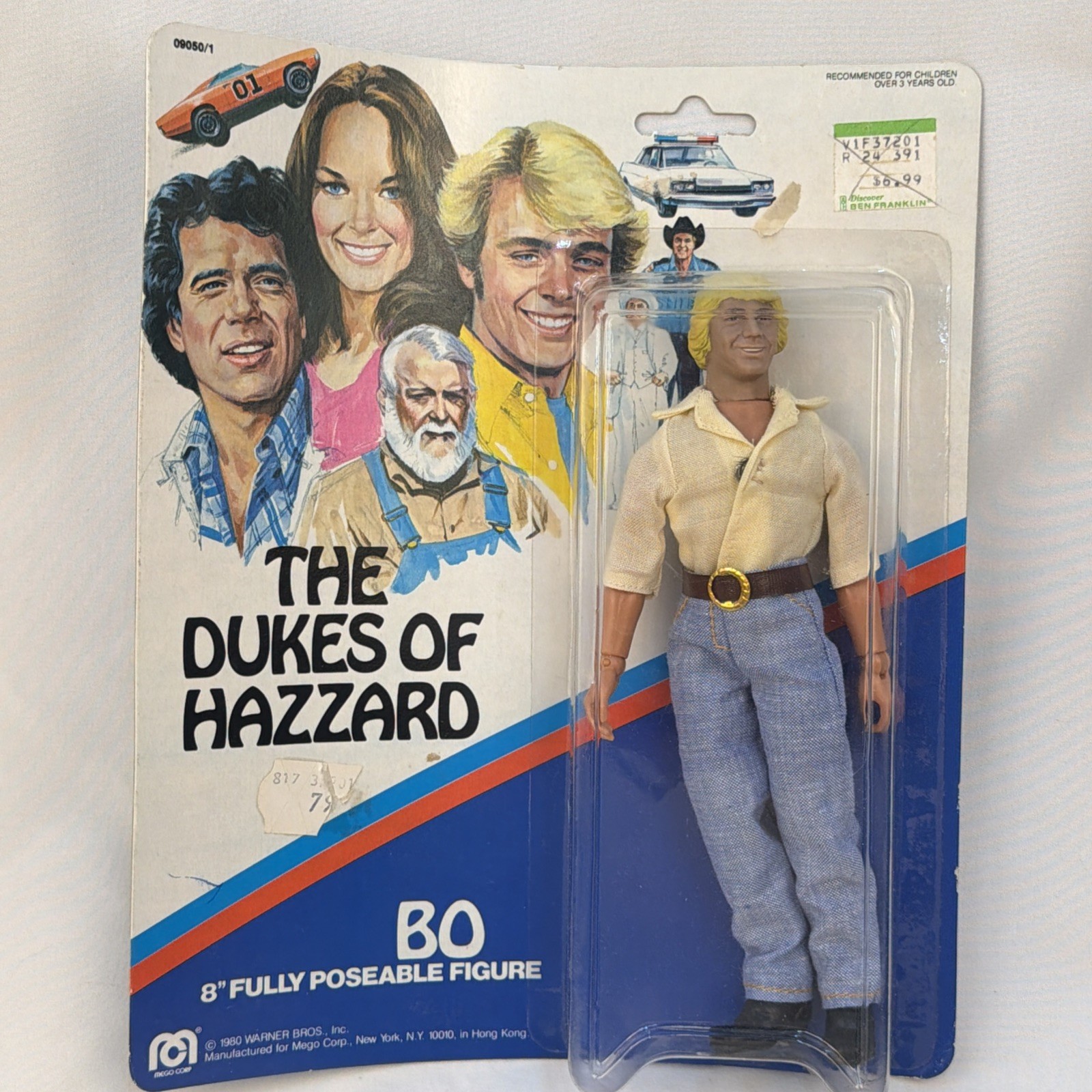 Vintage Mego The Dukes of Hazzard Bo Duke 8-inch Fully Poseable Action Figure