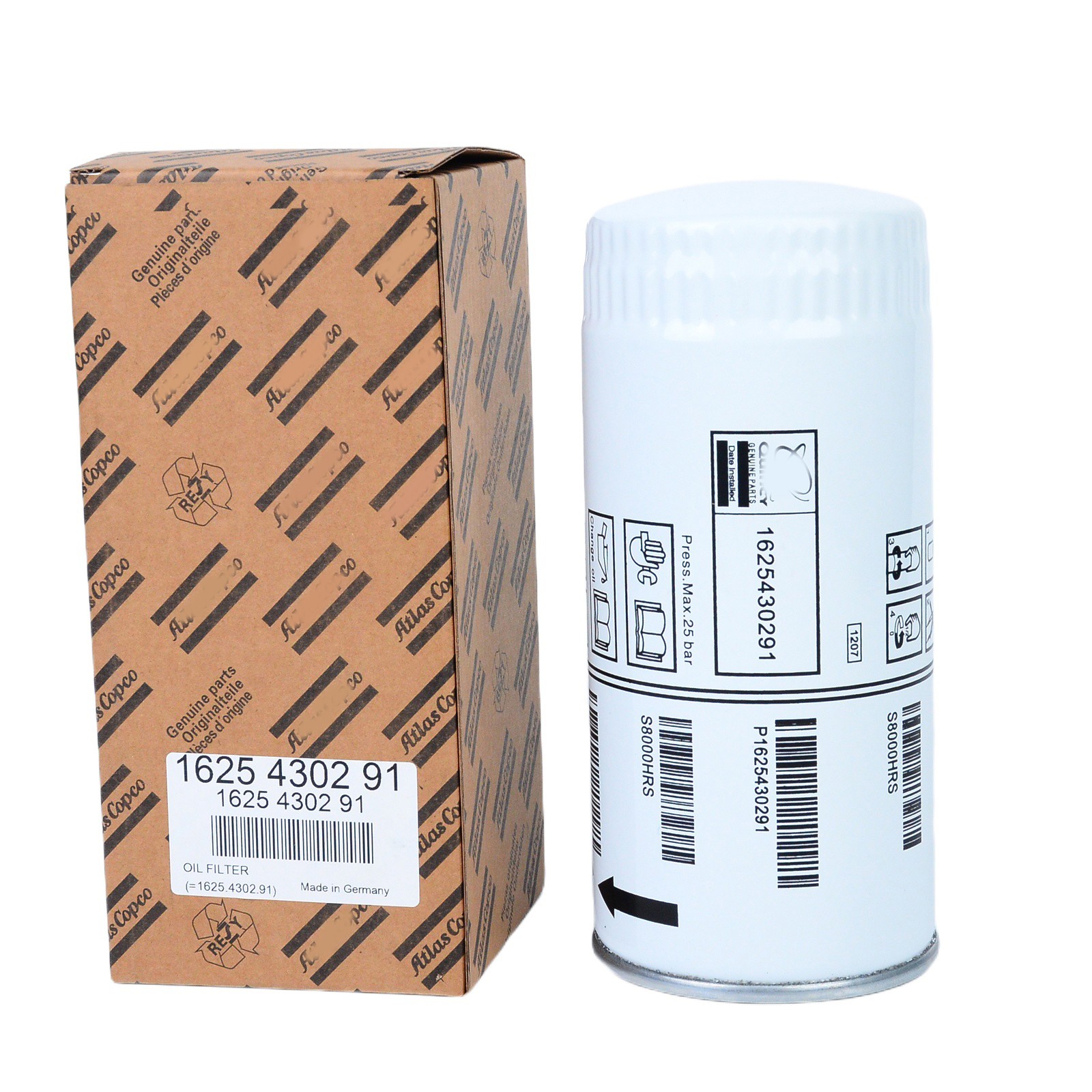 1Pcs For Quincy 1625430291 Air Compressor Oil Filter