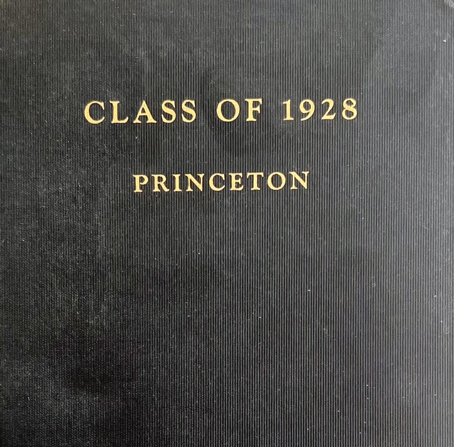 Princeton University Class Of 1928 First Edition 1936 Directory HC Book WHBS