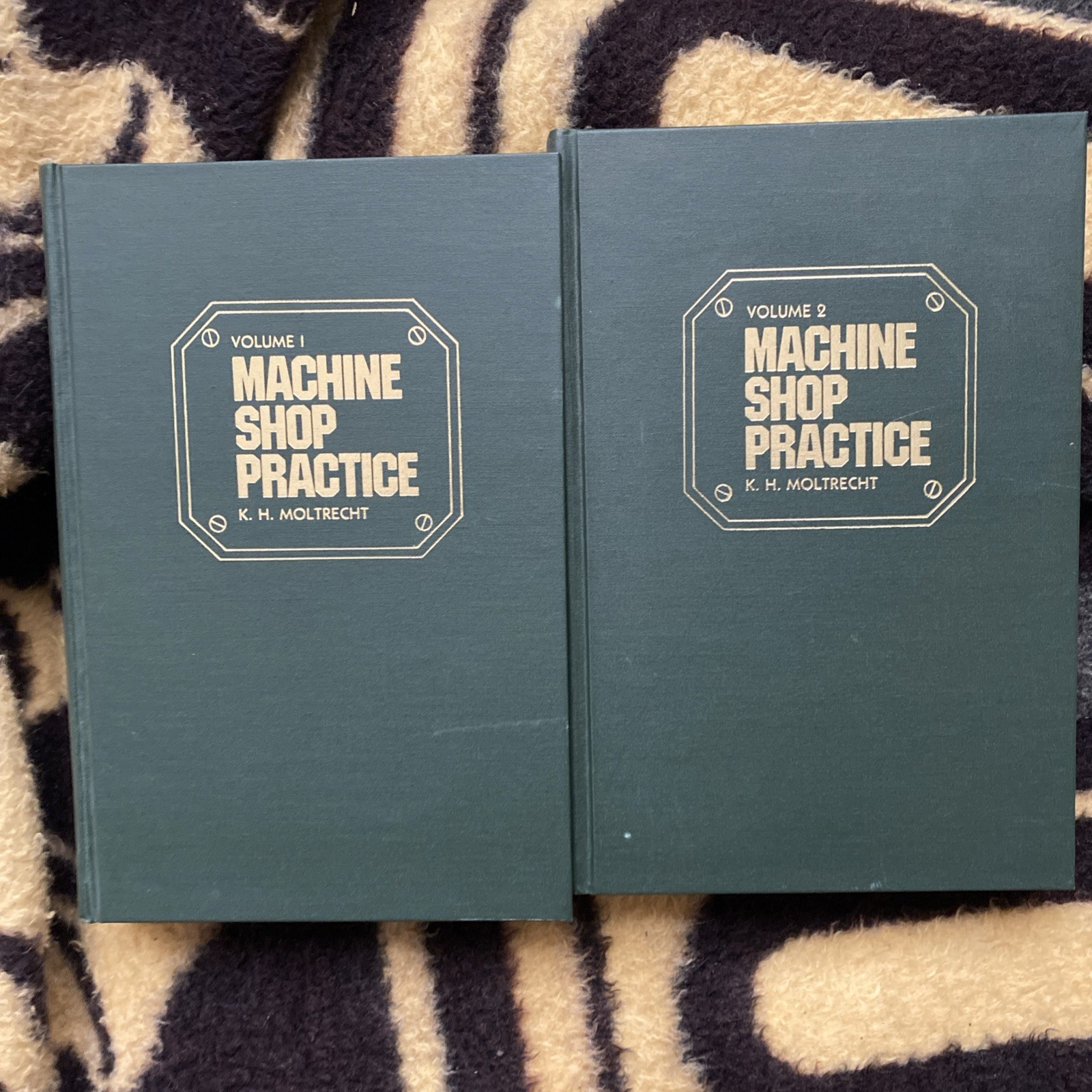 Machine Shop Practice : Volumes 1 & 2 - K. H. Moltrecht - 1981 HC excellent set 