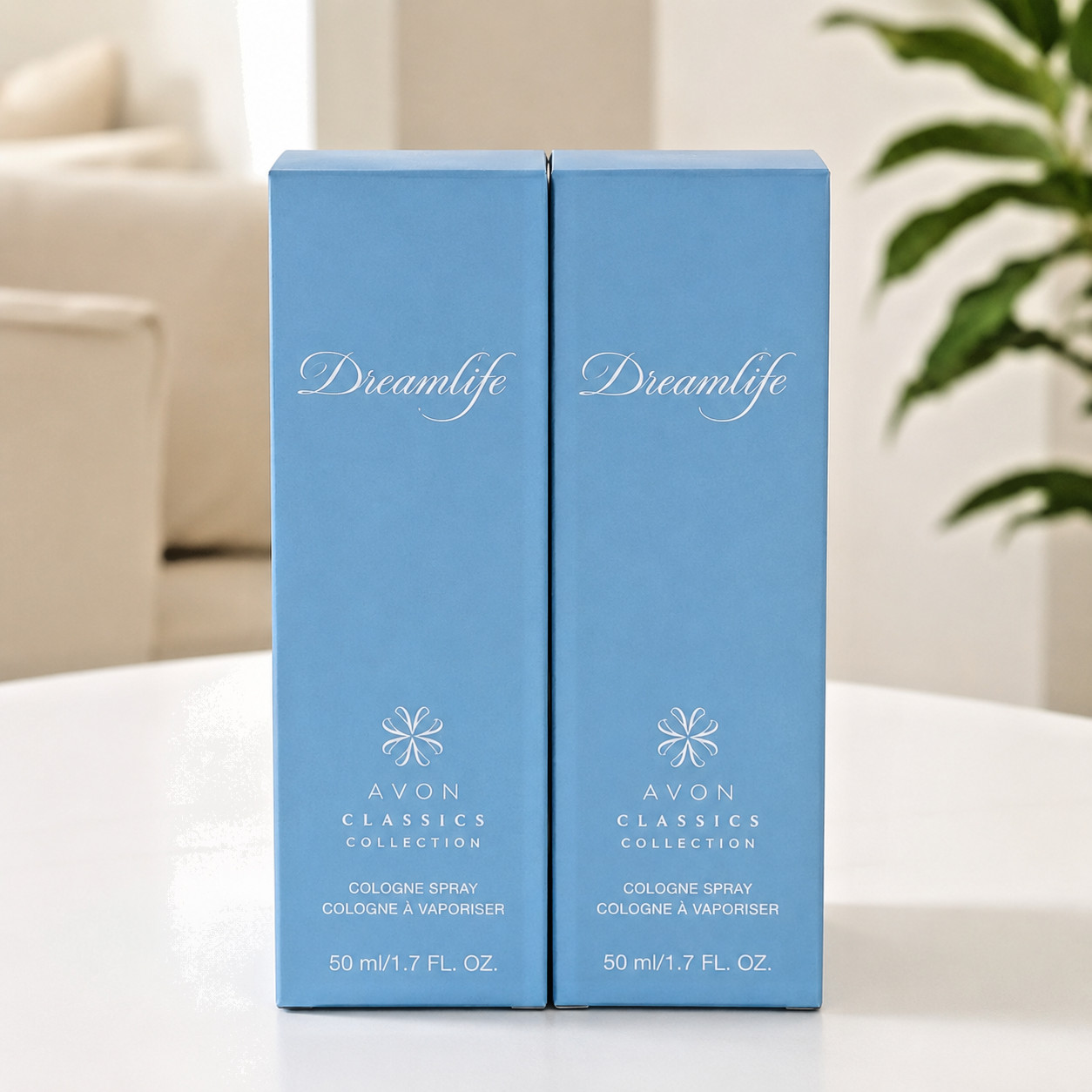 Avon Dreamlife Perfume Cologne Spray 1.7 oz 50ml 2 Pack NEW Sealed