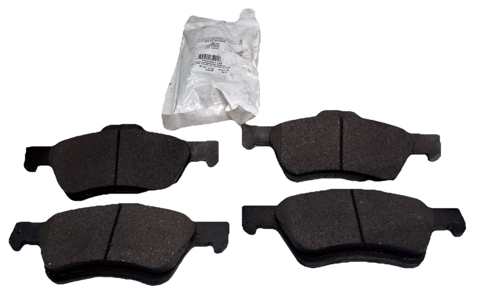 Frt Super Prem Ceramic Brake Pads  Centric Parts  105.10473