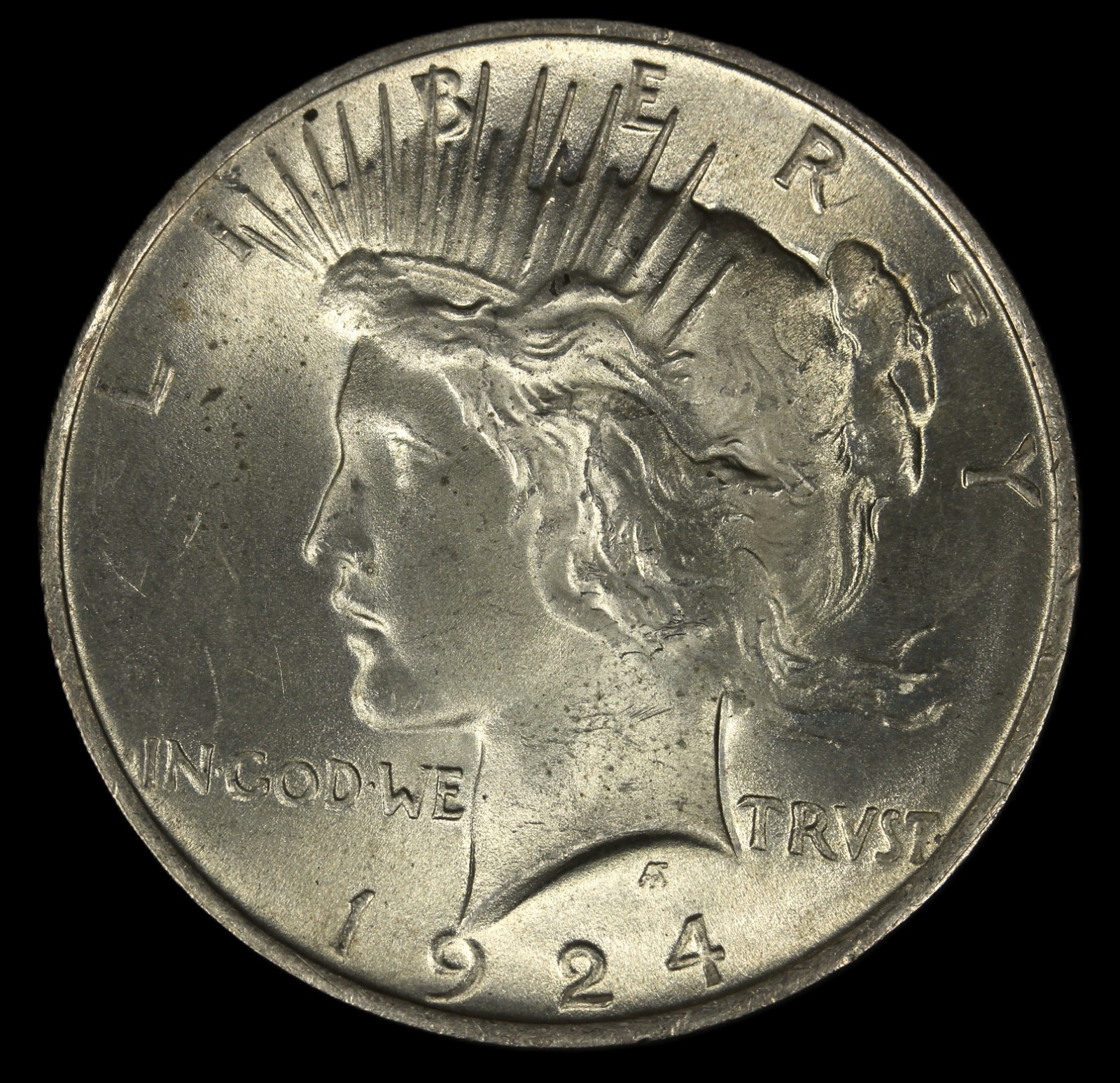 1924 $1 Peace Dollar- Choice UNC- SMH-2710