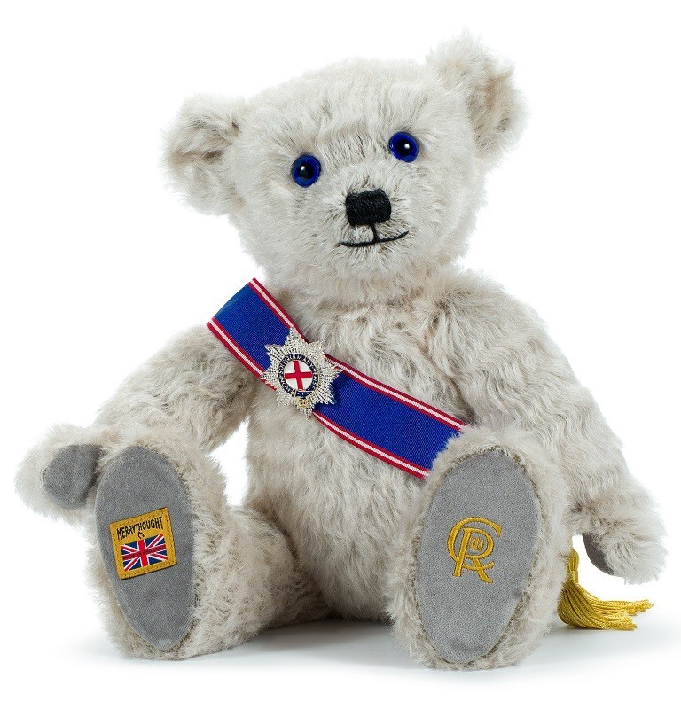 HM King Charles III Teddy Bear by Merrythought - HRC14KC