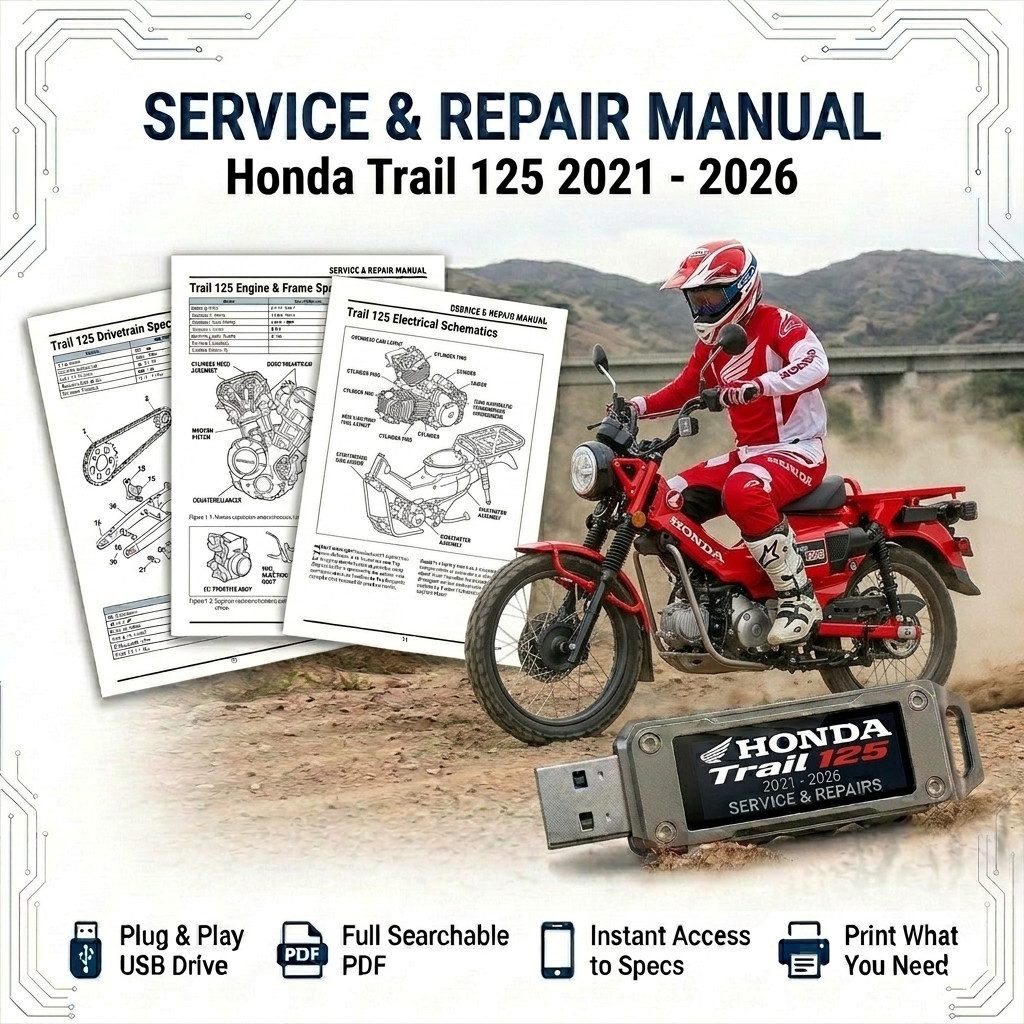 HONDA TRAIL 125 2021 2022 2023 2024 2025 2026 SERVICE REPAIR SHOP MANUAL ON USB HONDA TRAIL 125 2021 2022 2023 2024 2025 2026 SERVICE REPAIR SHOP MANUAL ON USB