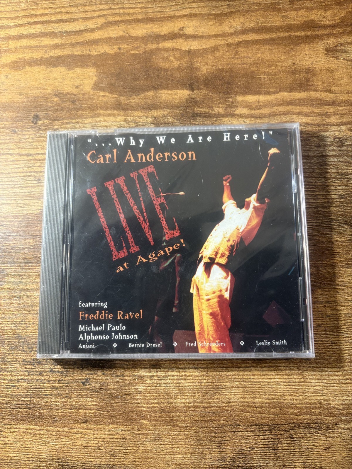 Why We Are Here - Carl Anderson Live at Agape CD (1997) Brand NEW Sealed Audio Why We Are Here - Carl Anderson Live at Agape CD (1997) Brand NEW Sealed Audio