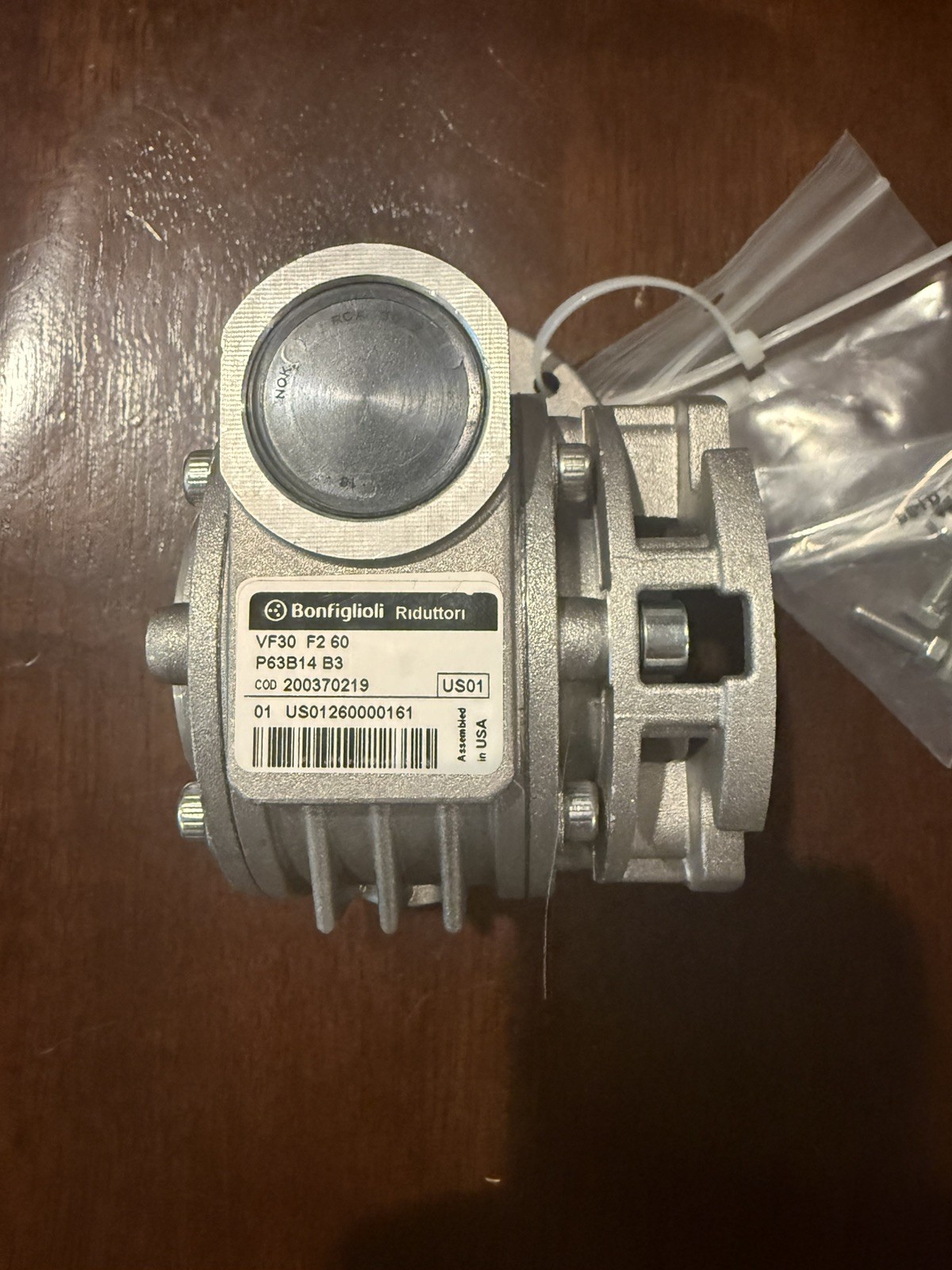 NEW- Bonfiglioli Worm Gearbox VF30-A-P63B14 B3 B03181397576 12500059 912300760