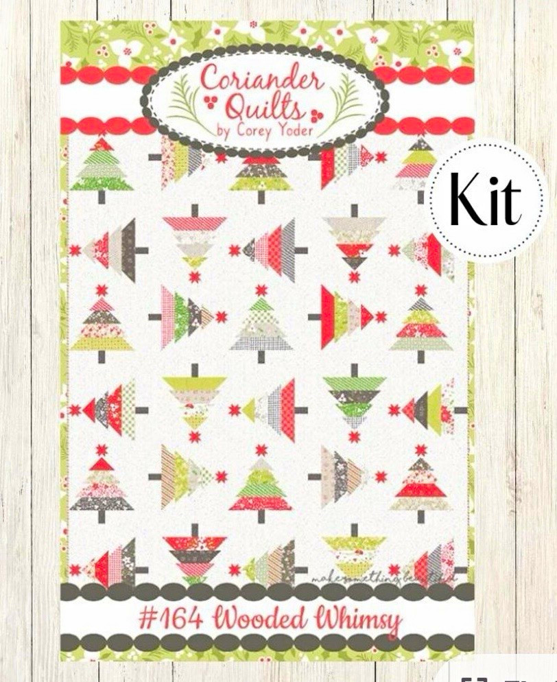 Coriander Quilts and Moda Fabrics Wooded Whimsy Quilt Kit Coriander Quilts and Moda Fabrics Wooded Whimsy Quilt Kit