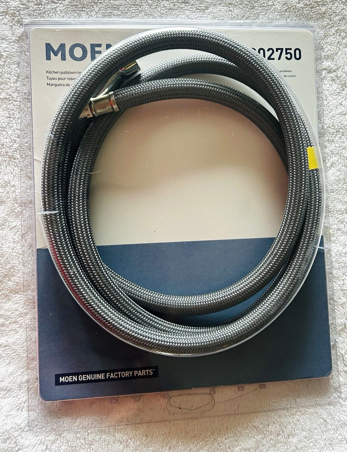 Genuine Moen 202750 68-in Pulldown Kitchen Faucet Hose Duralock Quick Connect
