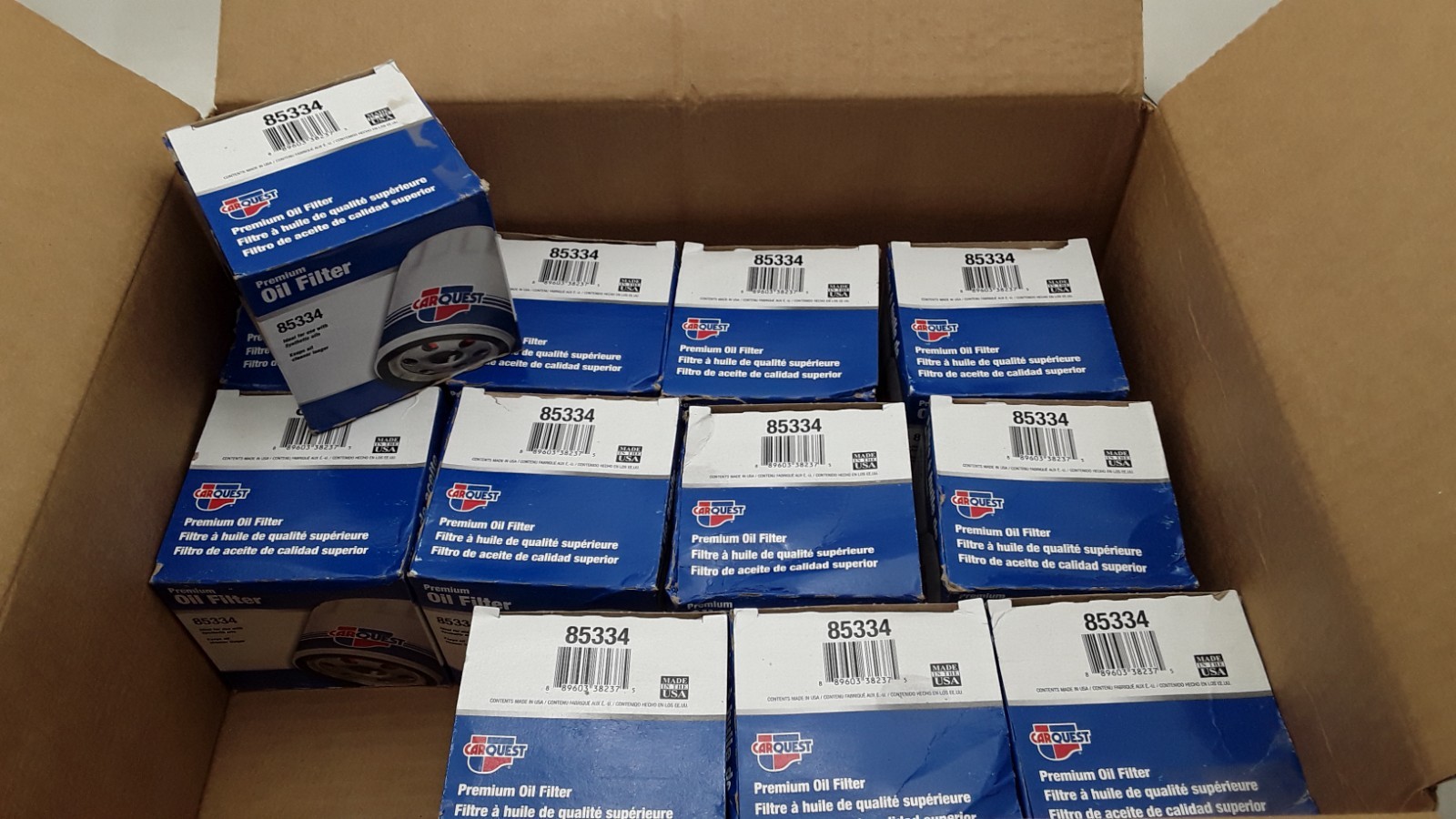 (Lot of 12) CARQUEST PREMIUM Oil Filter 85334 Honda (Lot of 12) CARQUEST PREMIUM Oil Filter 85334 Honda