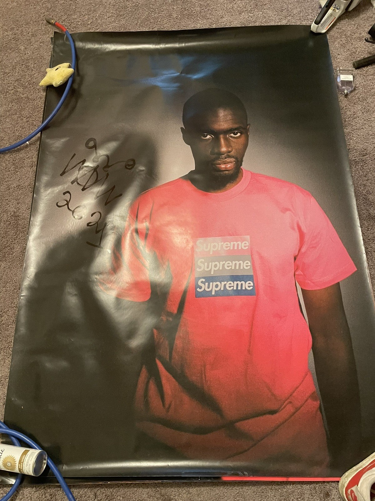 Asspizza Sheck Wes Supreme Poster Ad (signed) 2021
