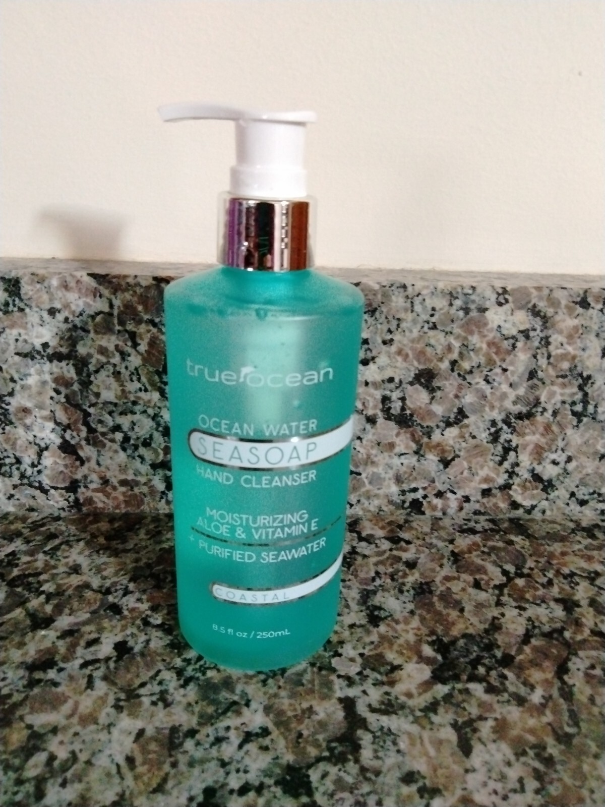 True Ocean Sea Soap Hand Cleanser COASTAL mositurizing Aloe & vit E new pump 8.5