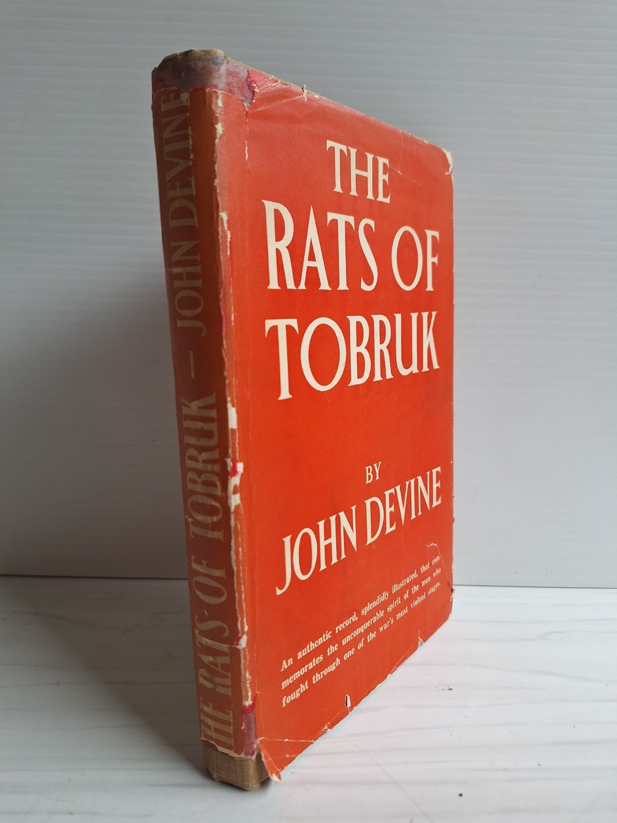 The Rats Of Tobruk By John Devine 1943 Libya Medical Officer War 1st Ed HCDJ The Rats Of Tobruk By John Devine 1943 Libya Medical Officer War 1st Ed HCDJ