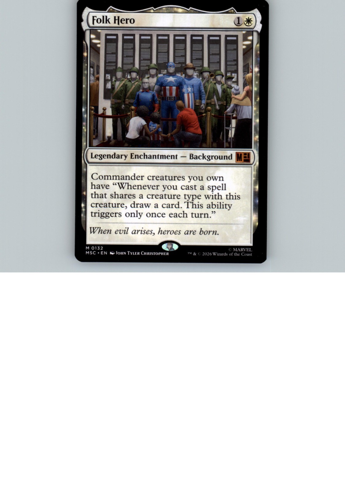 Folk Hero Commander: Marvel Super Heroes Regular #0132
