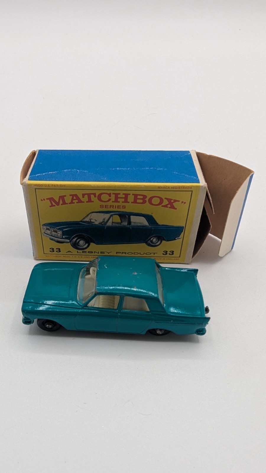 Matchbox #33 Ford Zephyr 6 1968 In Original Box Matchbox #33 Ford Zephyr 6 1968 In Original Box