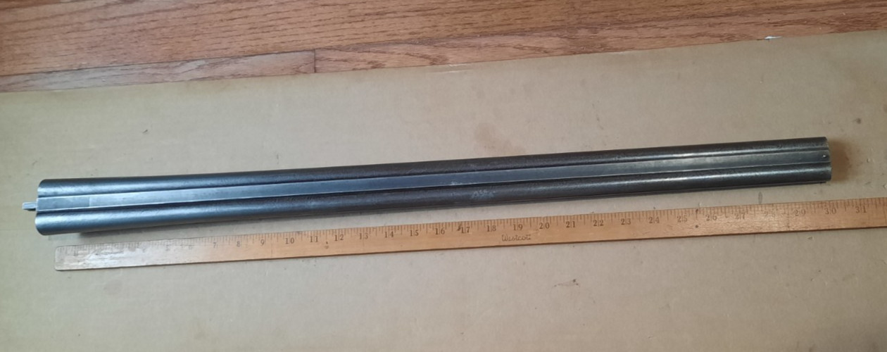 L.C Smith fulton Damascus 12 ga Double Barrel Shotgun