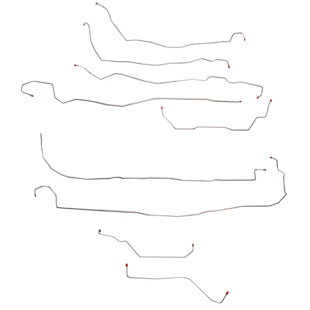 Complete Brake Line Kit Fits Hummer H2 2003-2007 Stainless CBK0003SS