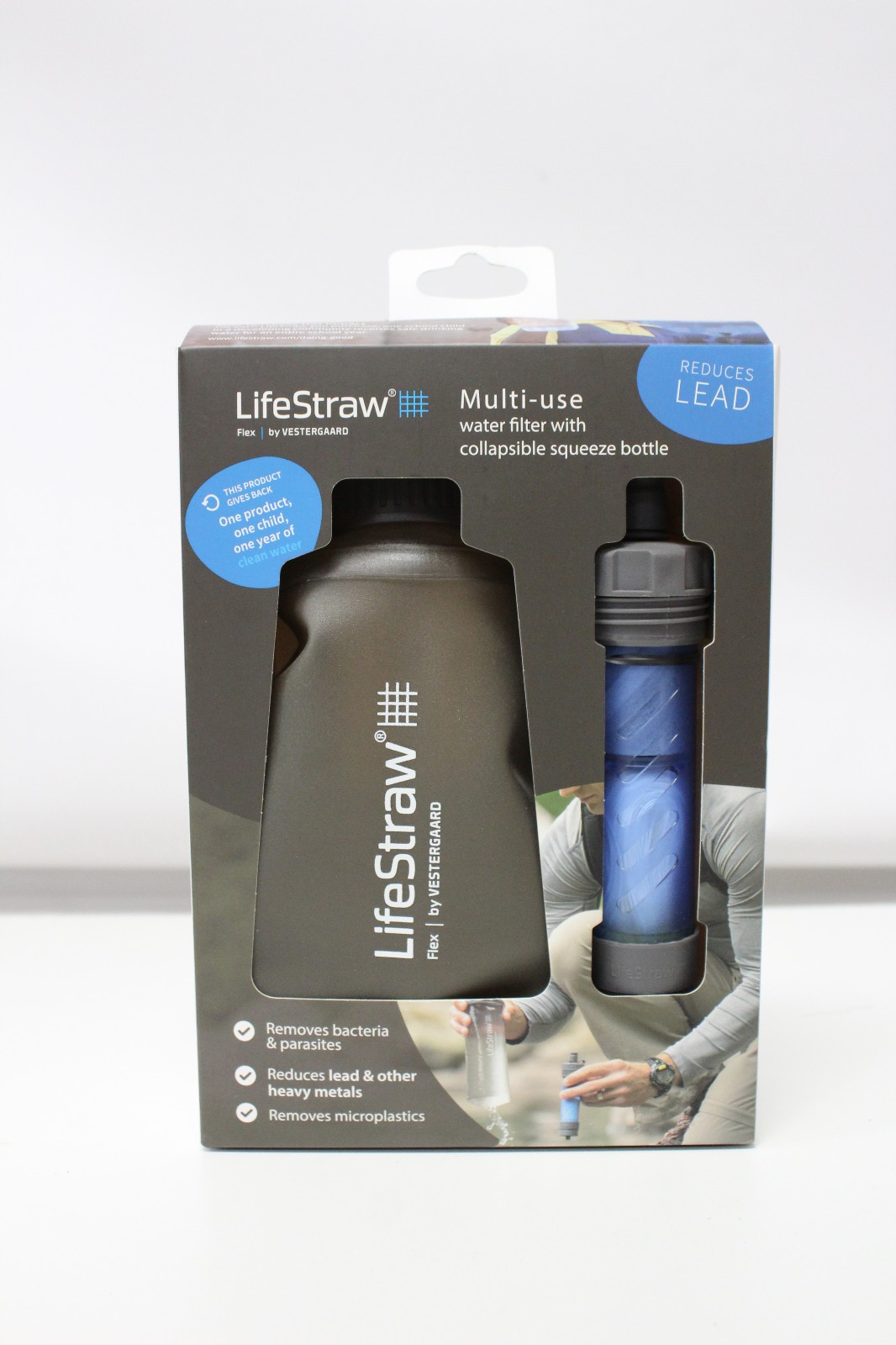 Lifestraw Flex Multi-use Water Filter with Collapsible Squeeze Bottle
