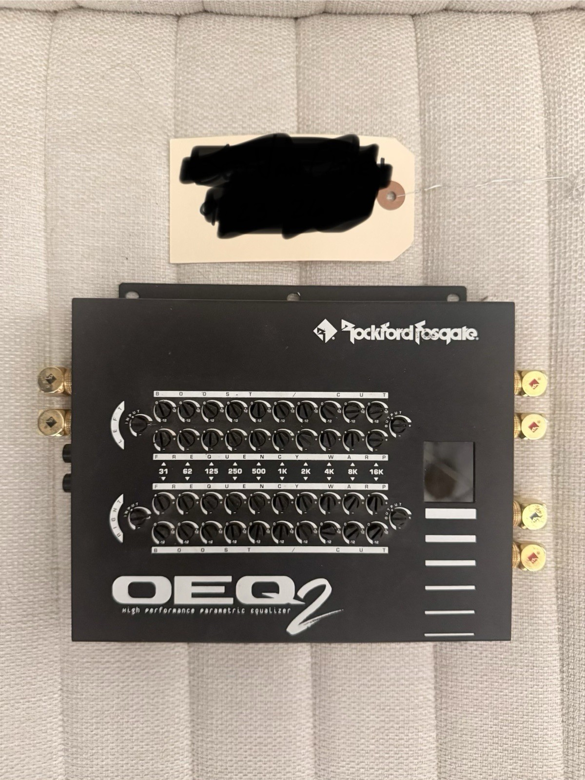 Old School Rockford Fosgate OEQ2 high performance Parametric Equalizer