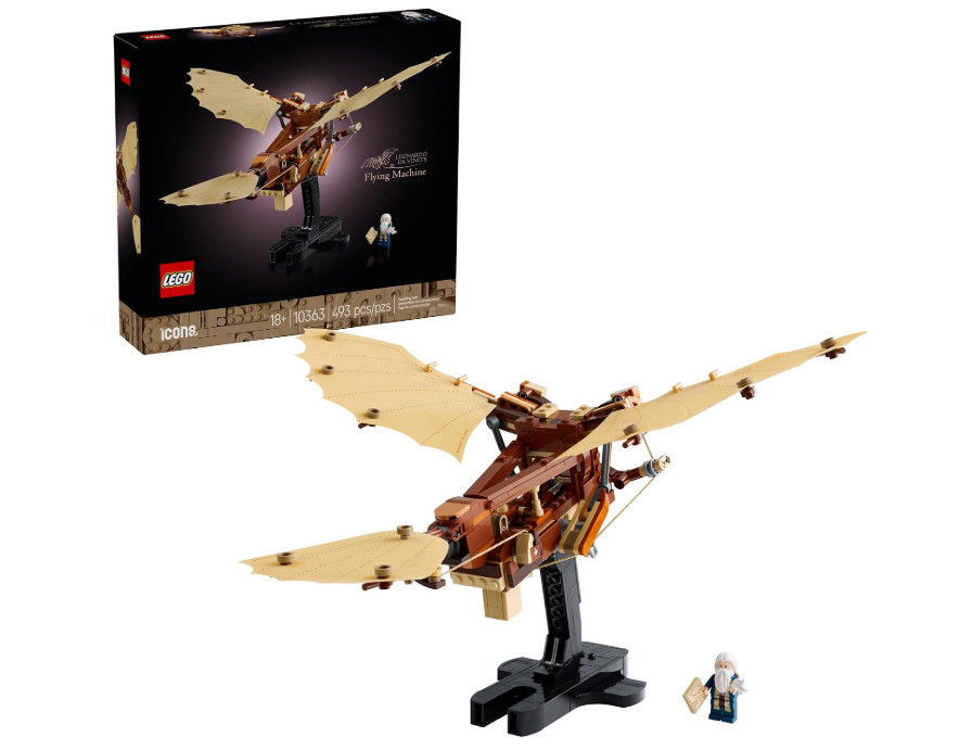 Lego 10363 Icons Leonardo da Vinci\'s Flying Machine DIY Kit Ornithopter Building Lego 10363 Icons Leonardo da Vinci\'s Flying Machine DIY Kit Ornithopter Building