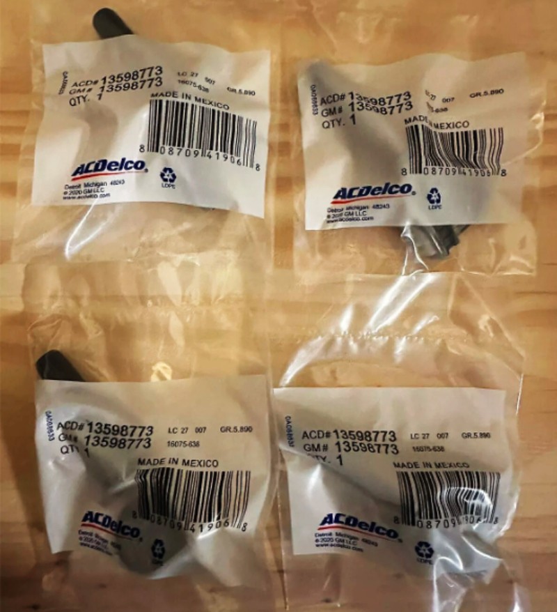 4Pcs Genuine OEM 13598773 Tire Pressure Sensor TPMS 433MHz for GMC Buick Chevy