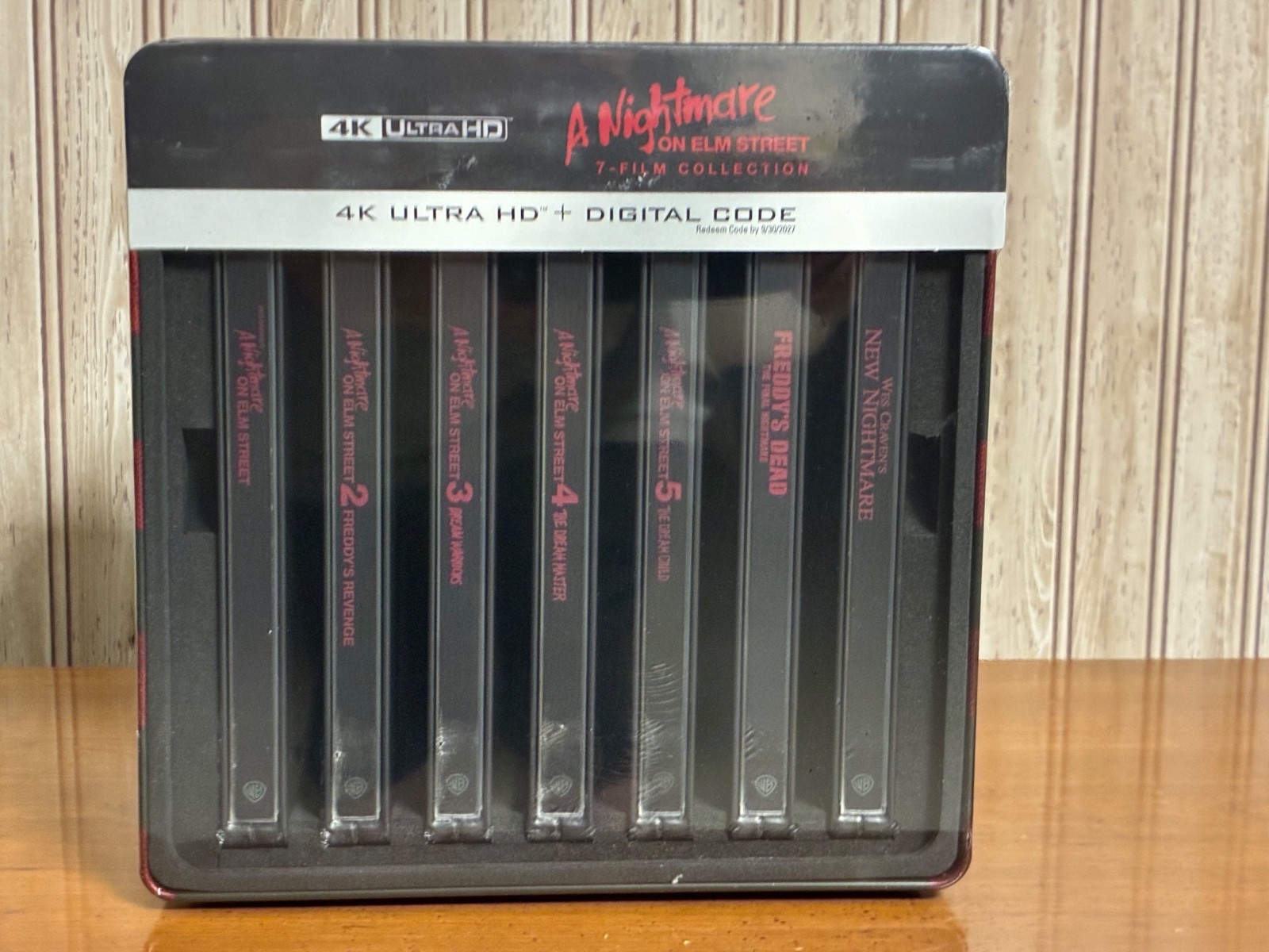 A Nightmare on Elm Street 7-Film 4K Steelbook Collection - MINT / IN HAND SEALED