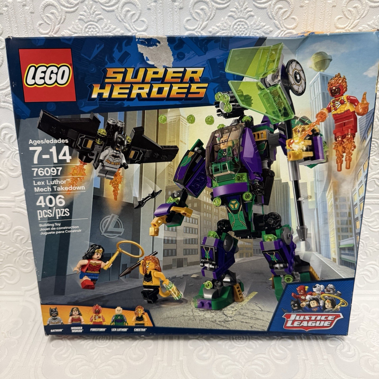 LEGO DC Comics Super Heroes: Lex Luthor Mech Takedown RETIRED (76097) NEW SEALED