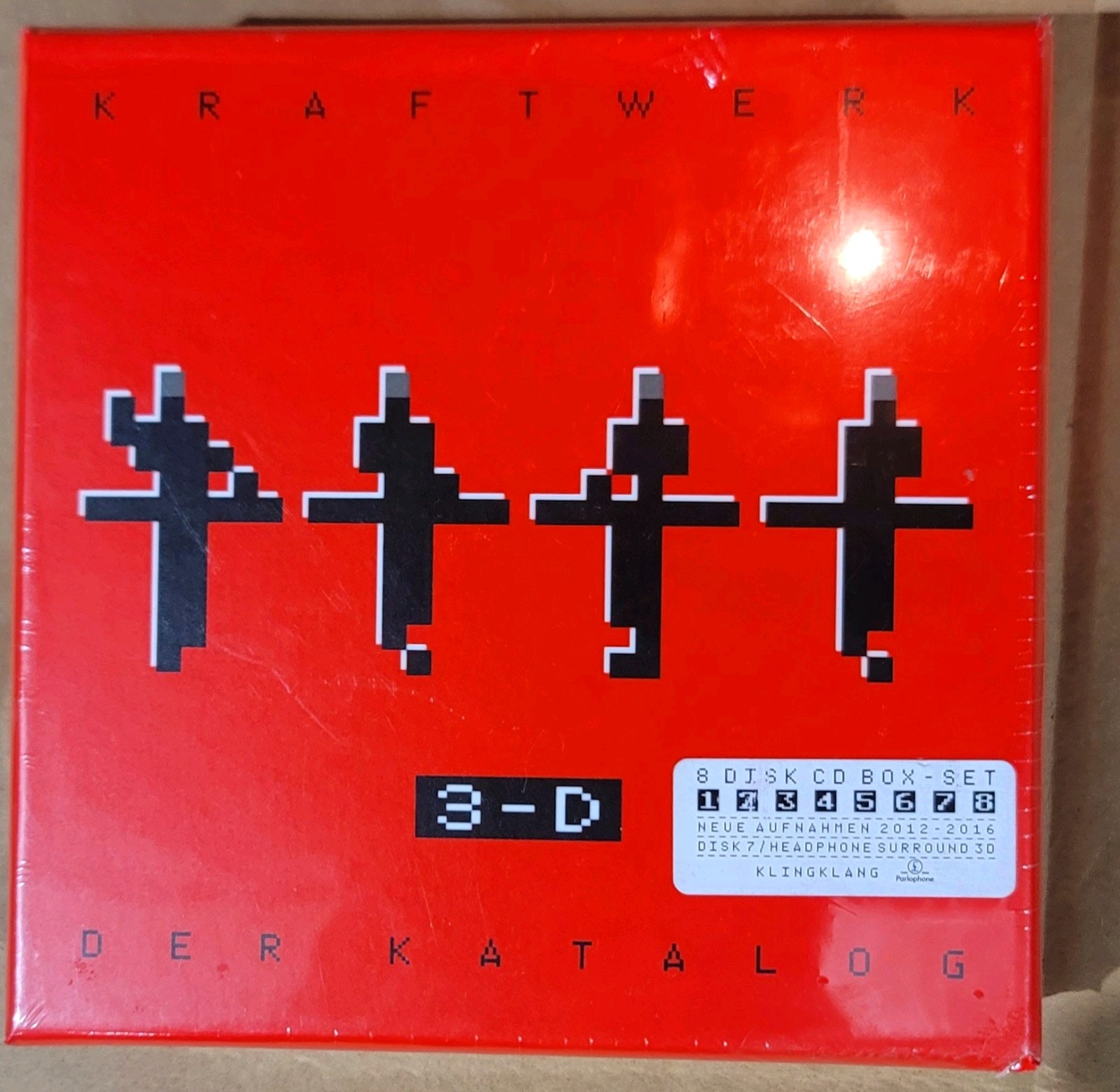 Kraftwerk / 3-D Der Katalog German Version Box Specification 8 Disk CD Box Set ♾