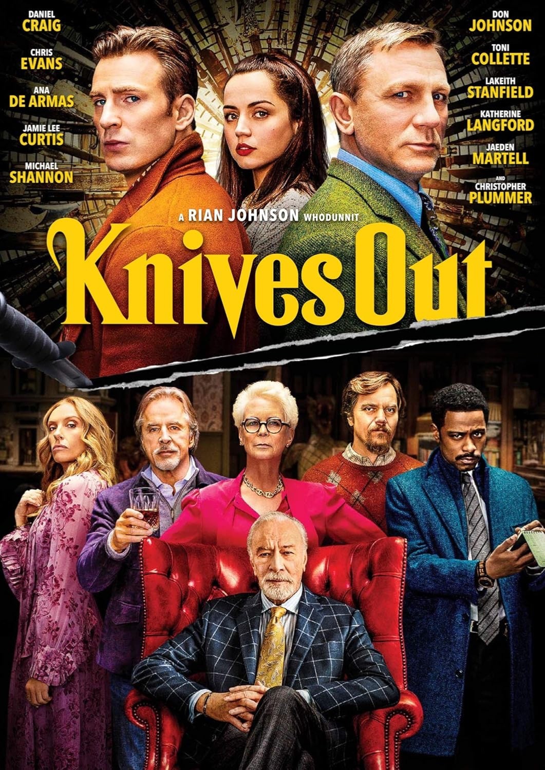 Knives Out (DVD, 2019) The Disc Only Rdbx K1108
