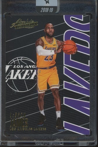 2018-19 Panini Absolute Memorabilia LEBRON JAMES FACTORY ENCASED SSP #23 LAKERS