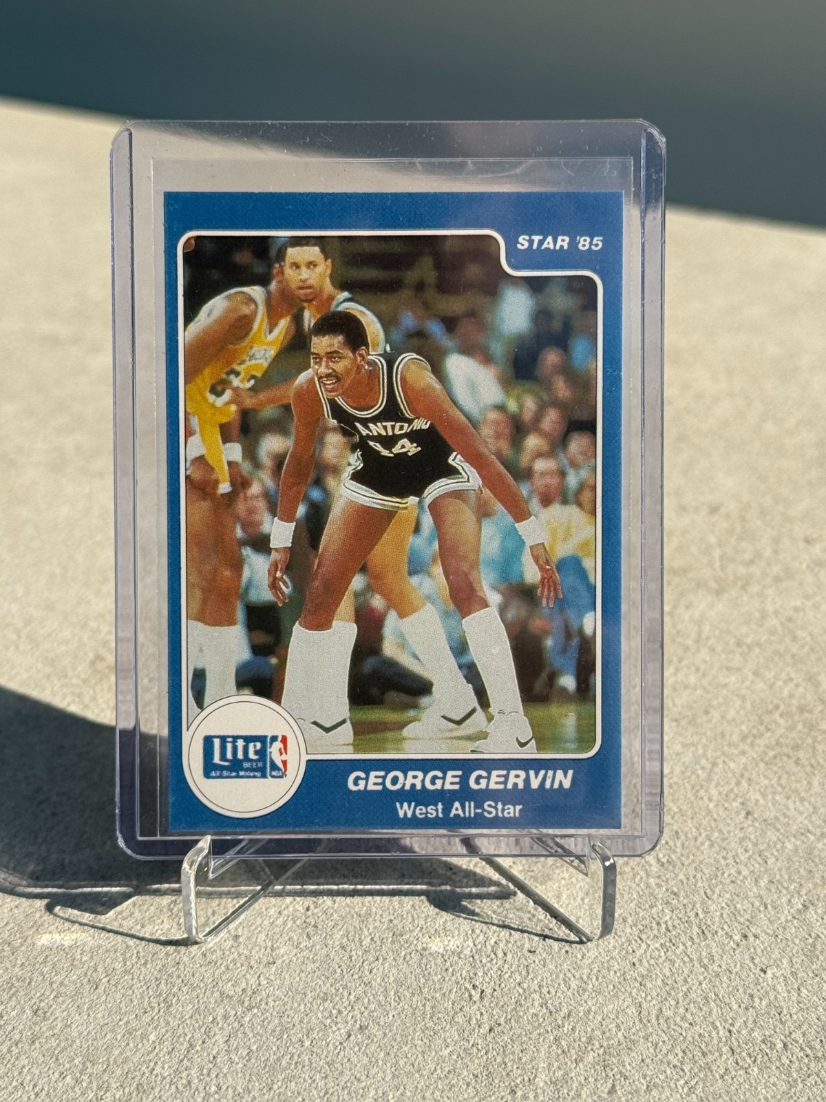 1984-85 Star Lite All-Stars #10 George Gervin - Clean & SHARP Card - RARE