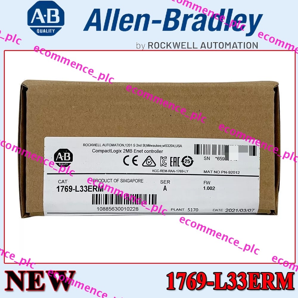 Factory Sealed NEW PLC 1769-L33ERM CompactLogix 2 MB Motion Controller US  AB