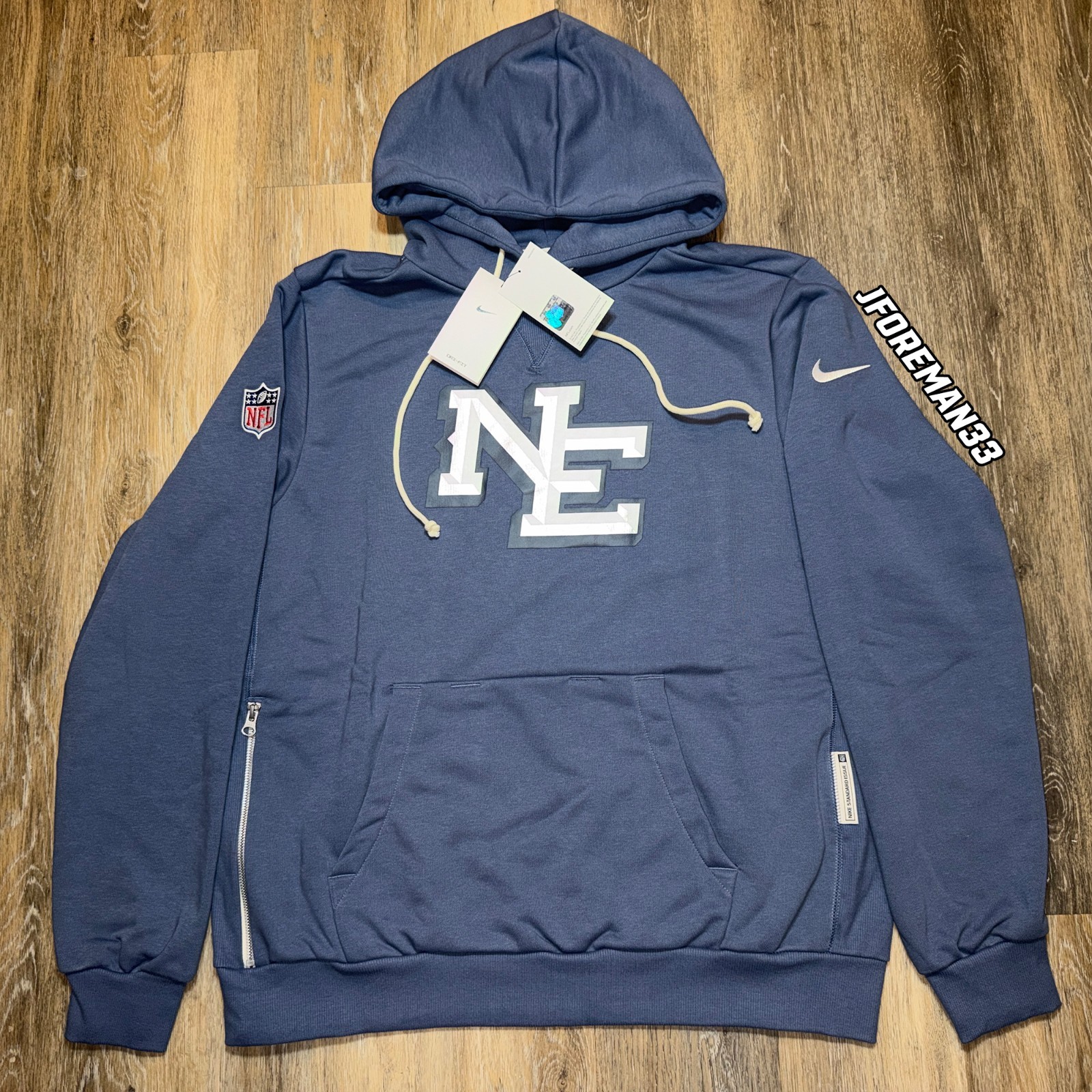 New England Patriots Authentic Rivalries Hoodie 2026 NFL Standard Issue Dri-FIT