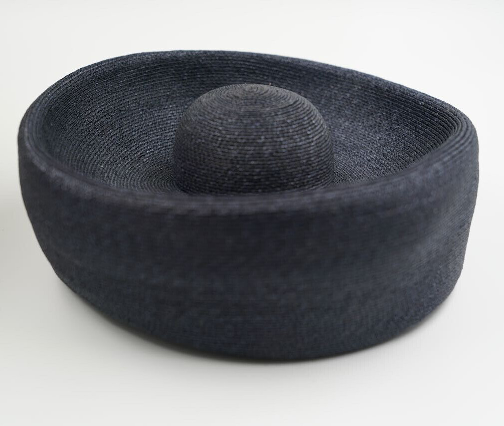 1960\'s Otto Lucas Junior Black High Fashion Hat 1960\'s Otto Lucas Junior Black High Fashion Hat