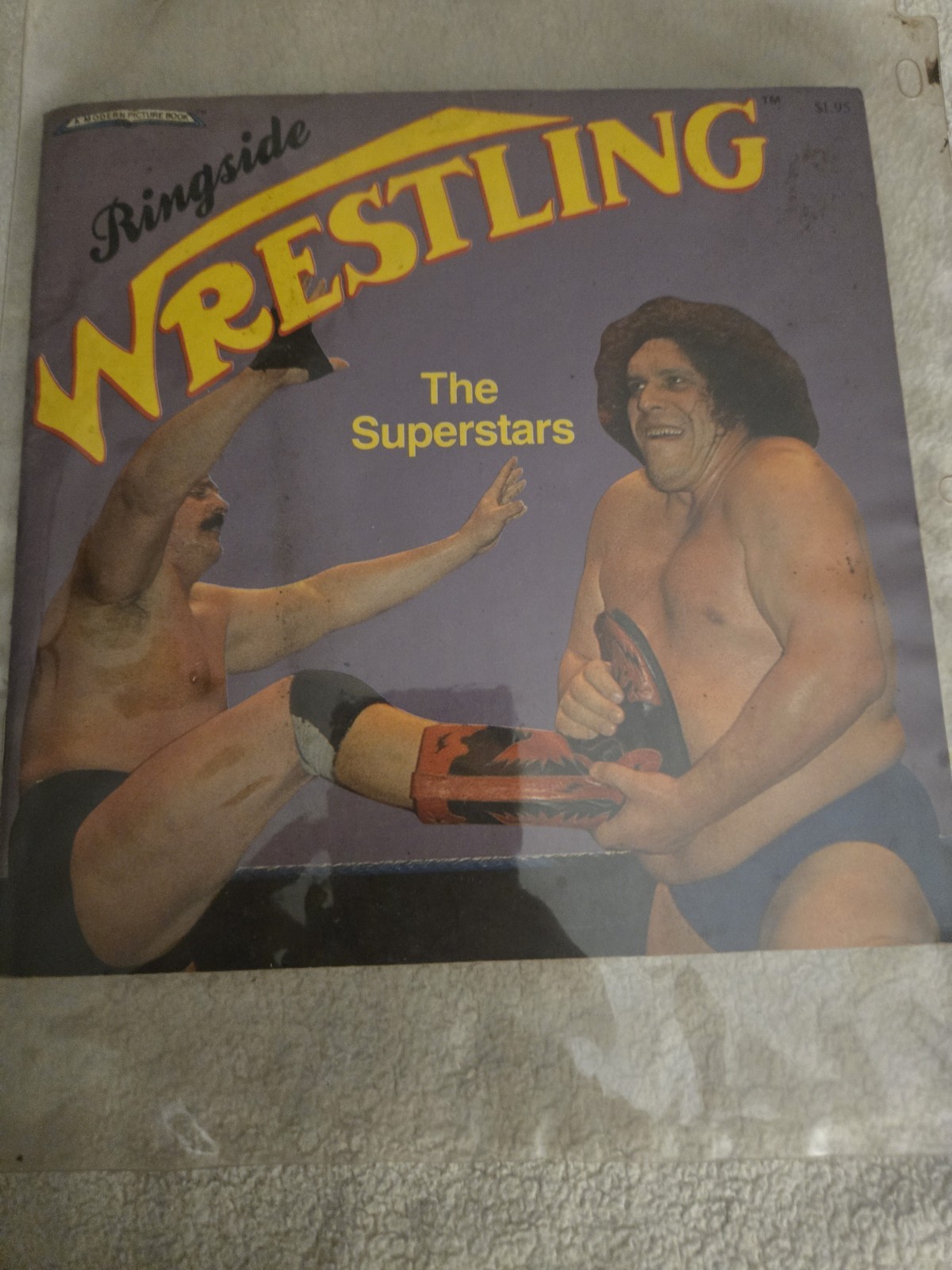 2 Vintage Wrestling Programs 1980s Ringside Wrestling Superstars WWF NWA Era Lot