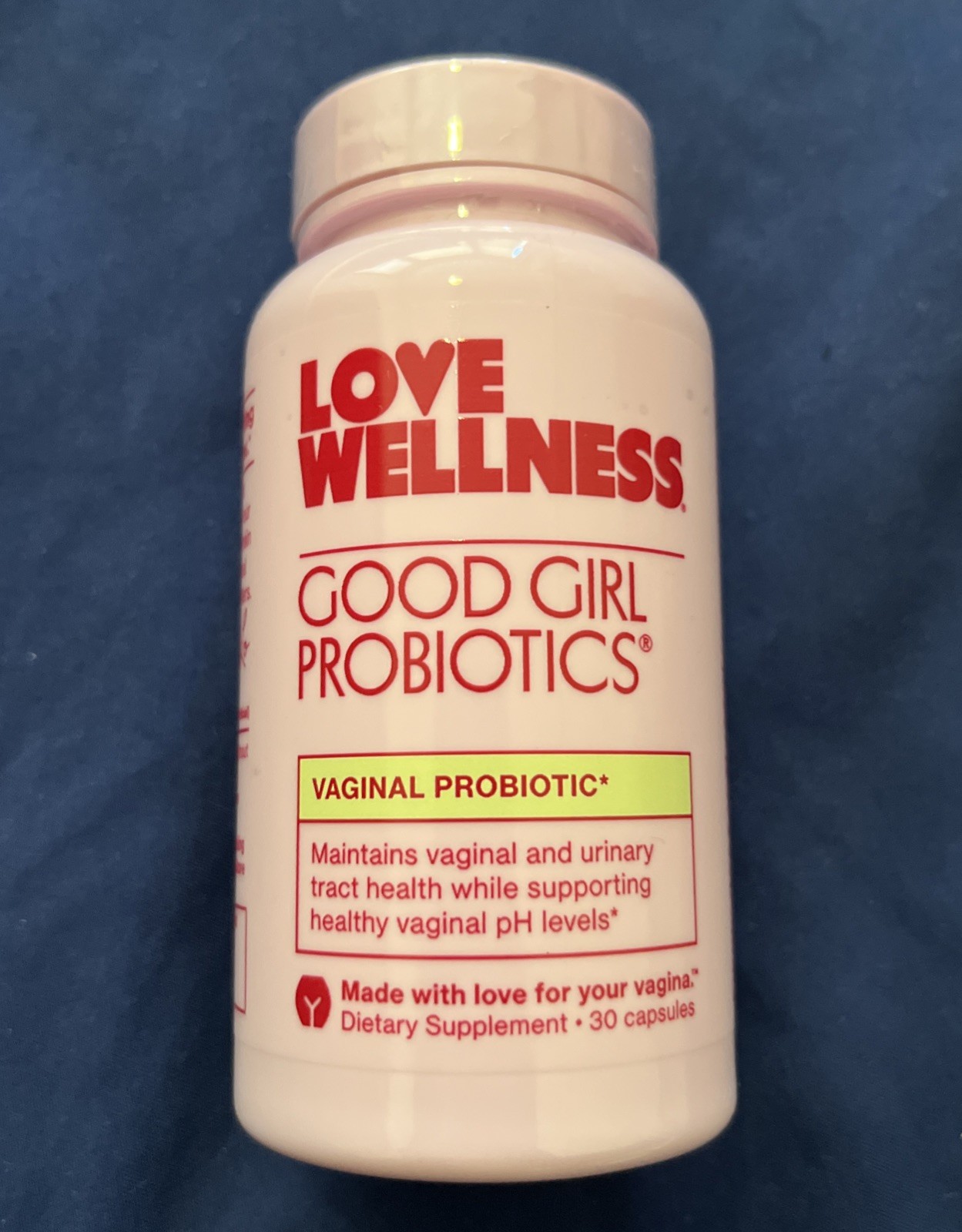 Love Wellness Good Girl Probiotics - 30 Count - 2027 Or Better - FRESH Love Wellness Good Girl Probiotics - 30 Count - 2027 Or Better - FRESH