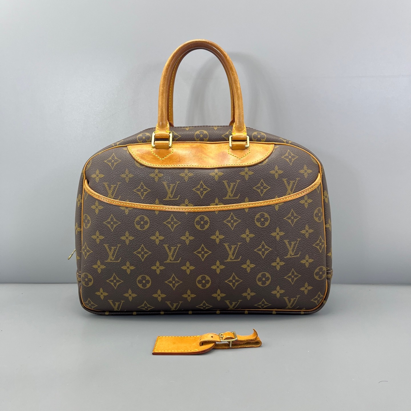 Authentic Pre-Owned Louis Vuitton Deauville Monogram Canvas Bowling Handbag