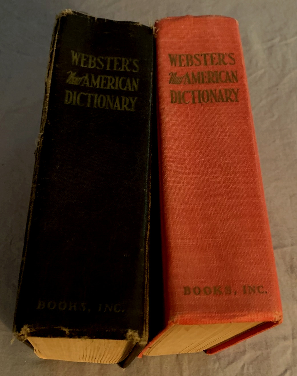 1954 & 1956  Webster's New American Dictionaries