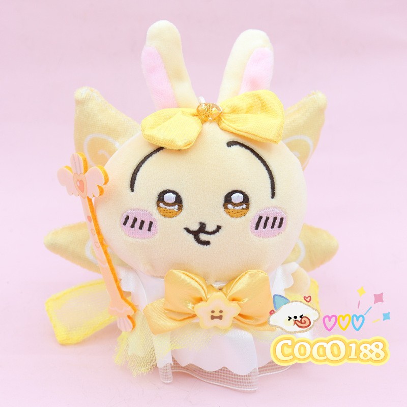 Chiikawa Hachiware Usagi Rakko Cartoon Plush Keychain Soft Bag Charm Gift 10cm
