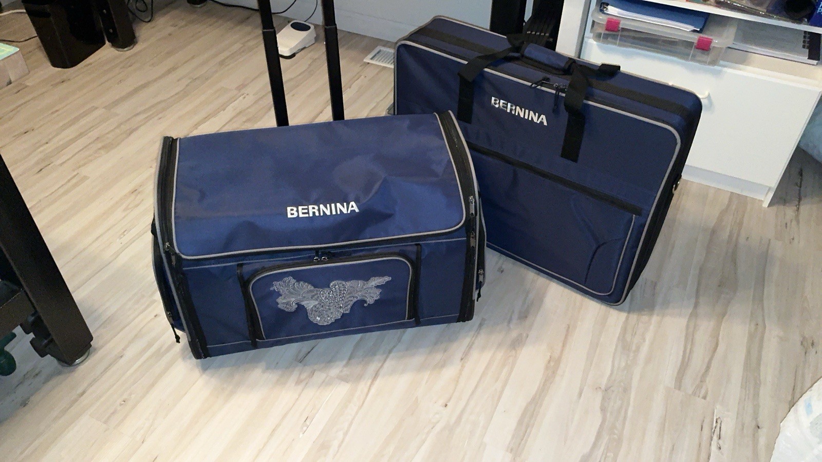 Bernina Peacock Special Edition  XL Trolly  and Embroidery Module Case