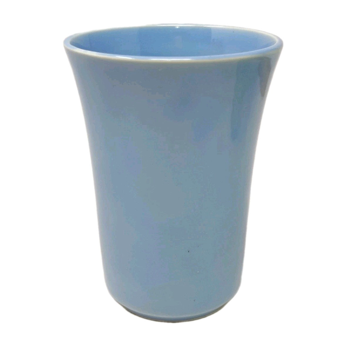 VTG RARE Luray Pastel Blue 9oz Water Tumbler Cup Taylor Smith TS&T 4.5\