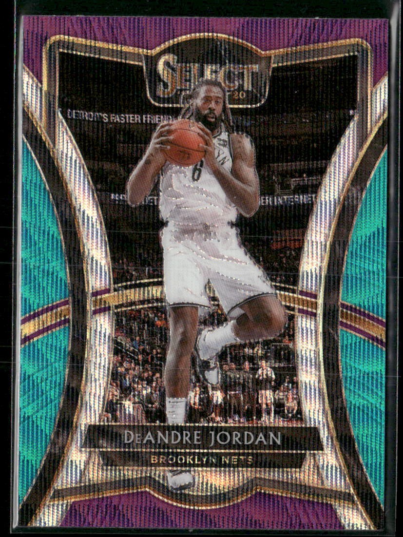 2019-20 Panini Select #146 DeAndre Jordan Tri-Color Prizms