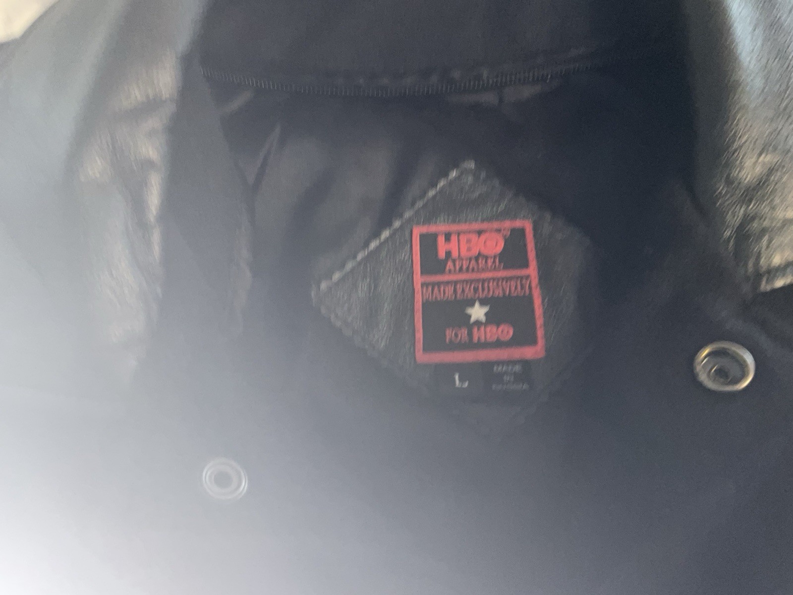 HBO The Sopranos Television Black Jacket Size L