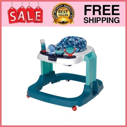Safety 1st Ready, Set, Walk DX Developmental Baby Walker w Wheels, Kinsale Blue